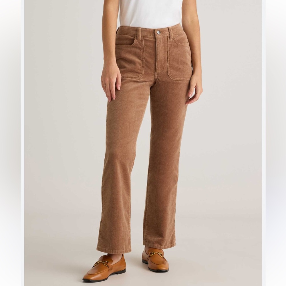 Quince Brown Boot Cut Corduroy Pants
